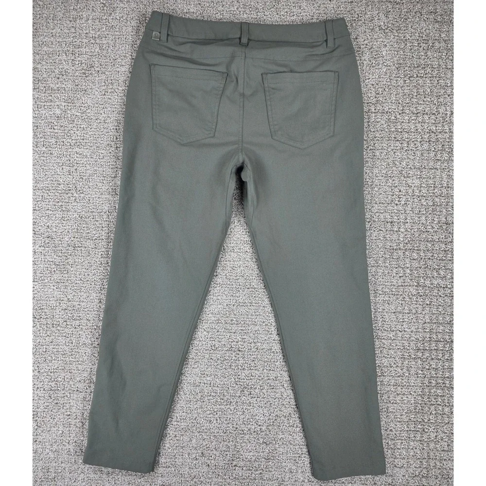 Lululemon ABC Pant Slim Warpstreme Olive Green Mens 31x28 - Picture 3 of 7
